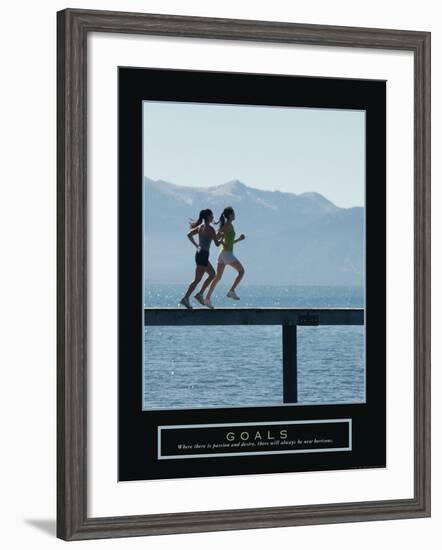 Goals-null-Framed Art Print