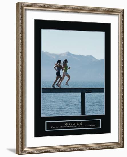 Goals-null-Framed Art Print