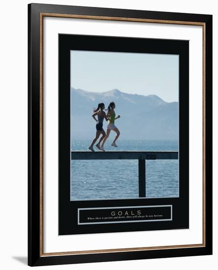 Goals-null-Framed Art Print