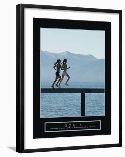 Goals-null-Framed Art Print