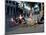 Goat Cart with Children on a Sunday in the Plaza De La Revolucion, Bayamo, Cuba, West Indies-R H Productions-Mounted Photographic Print