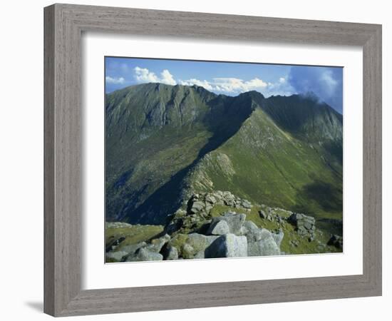 Goat Fell Range, the Big Mountains of Arran, Isle of Arran, Strathclyde, Scotland, UK-Maxwell Duncan-Framed Photographic Print