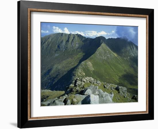 Goat Fell Range, the Big Mountains of Arran, Isle of Arran, Strathclyde, Scotland, UK-Maxwell Duncan-Framed Photographic Print