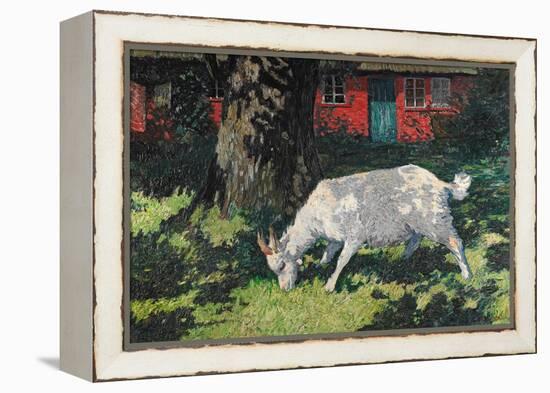 Goat in the Garden, C. 1903-5-Hans Am Ende-Framed Premier Image Canvas