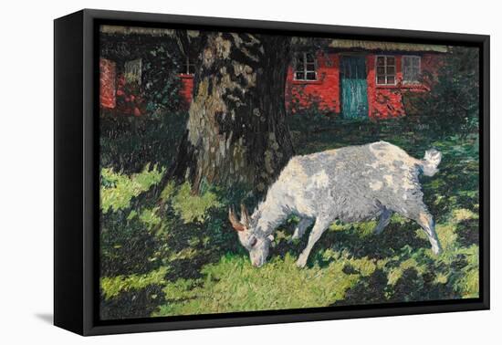 Goat in the Garden, C. 1903-5-Hans Am Ende-Framed Premier Image Canvas