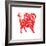 Goat Papercut of 2015 Lunar Year Symbol-sahuad-Framed Photographic Print