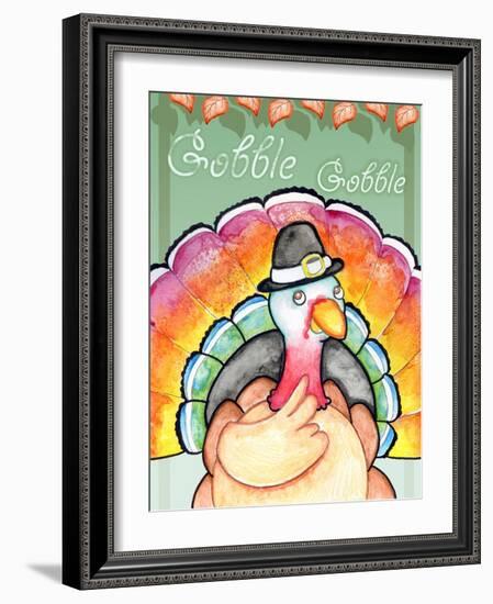 Gobble Gobble-Valarie Wade-Framed Premium Giclee Print