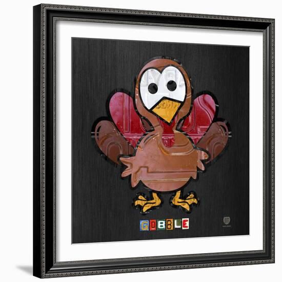 Gobble-Design Turnpike-Framed Giclee Print