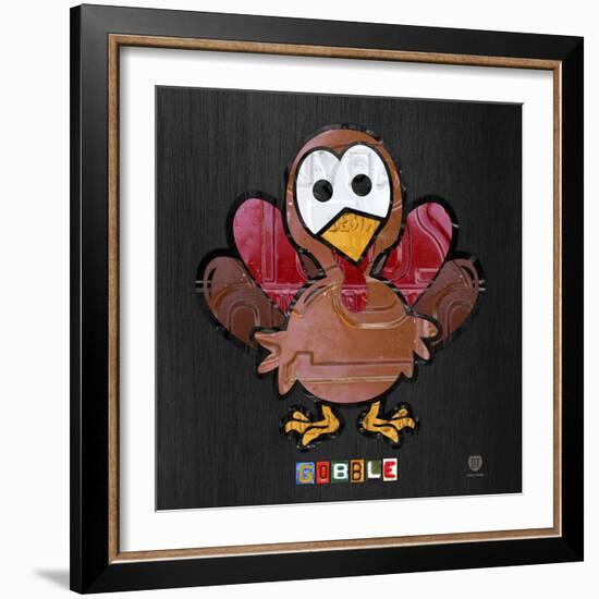 Gobble-Design Turnpike-Framed Giclee Print