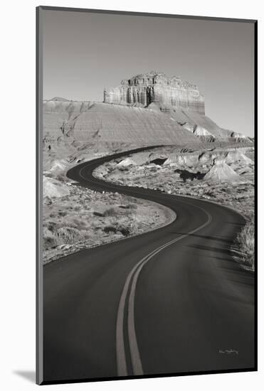 Goblin Valley State Park Rd BW-Alan Majchrowicz-Mounted Photographic Print