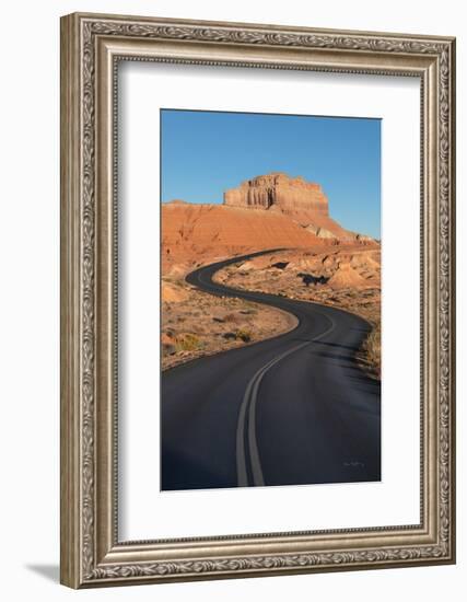 Goblin Valley State Park Road-Alan Majchrowicz-Framed Photographic Print