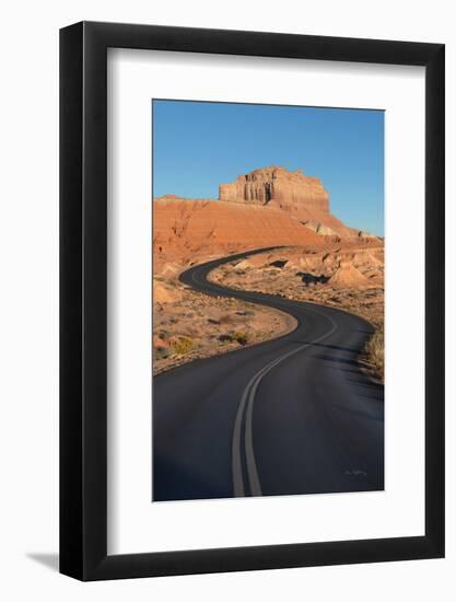 Goblin Valley State Park Road-Alan Majchrowicz-Framed Photographic Print