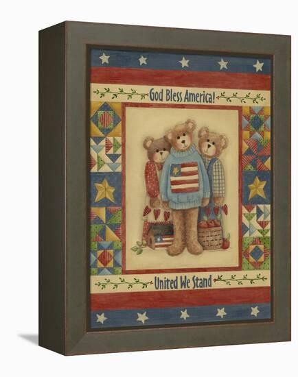 God Bless America - Bears-Debbie McMaster-Framed Premier Image Canvas