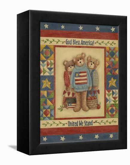 God Bless America - Bears-Debbie McMaster-Framed Premier Image Canvas