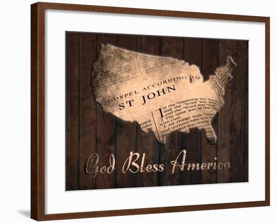 God Bless America-Sheldon Lewis-Framed Art Print