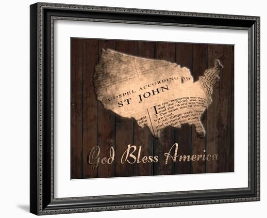 God Bless America-Sheldon Lewis-Framed Art Print