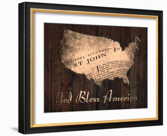 God Bless America-Sheldon Lewis-Framed Art Print