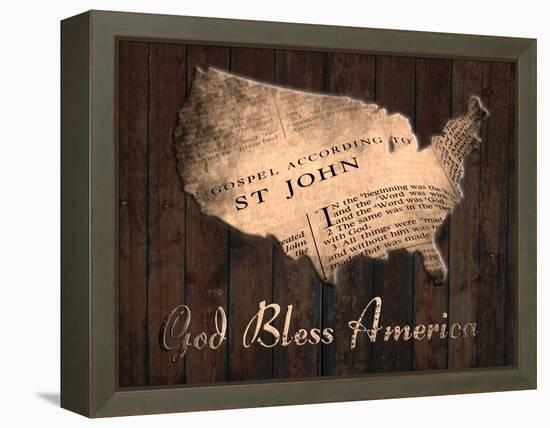 God Bless America-Sheldon Lewis-Framed Stretched Canvas