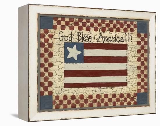 God Bless America-Debbie McMaster-Framed Premier Image Canvas