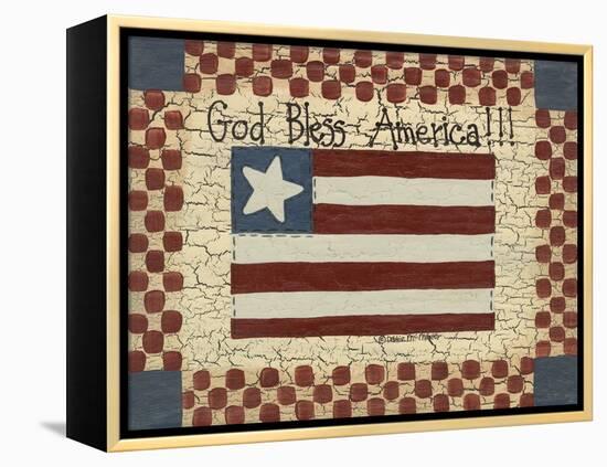 God Bless America-Debbie McMaster-Framed Premier Image Canvas