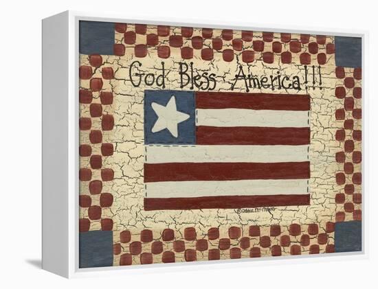 God Bless America-Debbie McMaster-Framed Premier Image Canvas