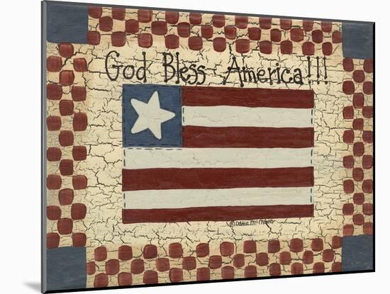 God Bless America-Debbie McMaster-Mounted Giclee Print
