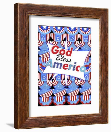 God Bless America-Valarie Wade-Framed Giclee Print