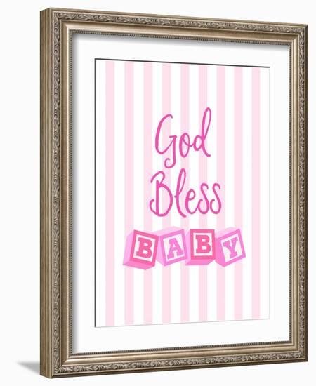 God Bless Baby-Bella Dos Santos-Framed Art Print