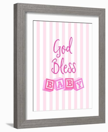 God Bless Baby-Bella Dos Santos-Framed Art Print