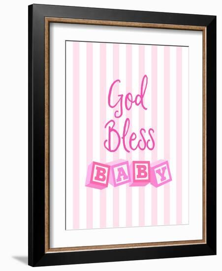 God Bless Baby-Bella Dos Santos-Framed Art Print