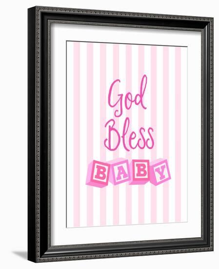 God Bless Baby-Bella Dos Santos-Framed Art Print