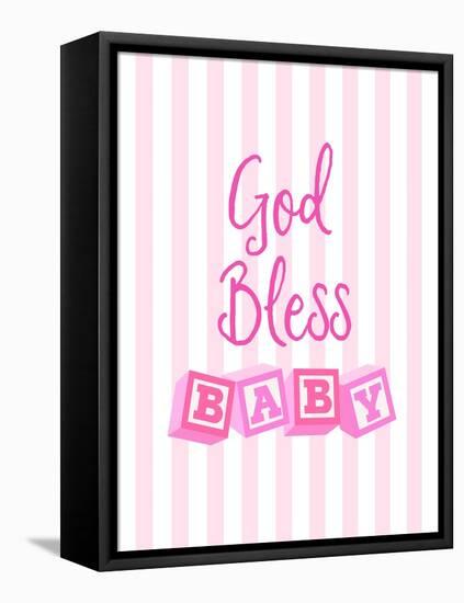 God Bless Baby-Bella Dos Santos-Framed Stretched Canvas