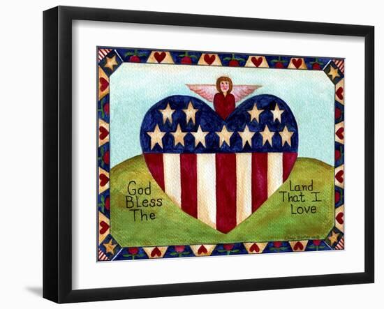 God bless the land I Love Lang 2018-Cheryl Bartley-Framed Giclee Print