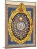 God, Cosmos, and Humanity. Miniature from Liber Scivias by Hildegard of Bingen, C.1175 (W/C on Parc-German School-Mounted Giclee Print