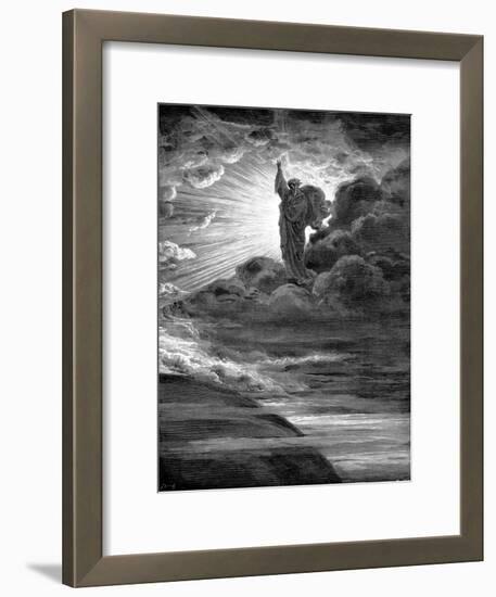 God Creating Light, 1866-Gustave Doré-Framed Giclee Print