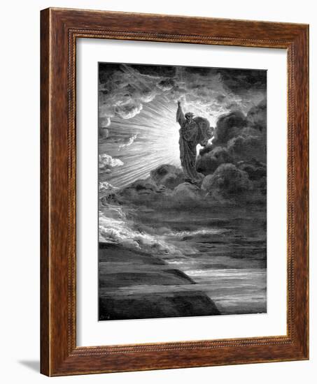 God Creating Light, 1866-Gustave Doré-Framed Giclee Print