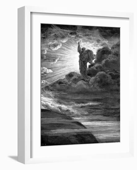 God Creating Light, 1866-Gustave Doré-Framed Giclee Print