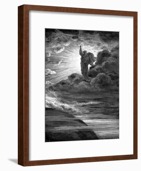 God Creating Light, 1866-Gustave Doré-Framed Giclee Print