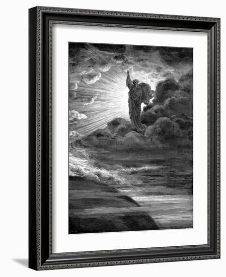 God Creating Light, 1866-Gustave Doré-Framed Giclee Print