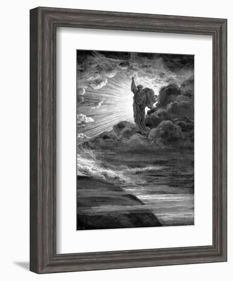 God Creating Light, 1866-Gustave Doré-Framed Giclee Print