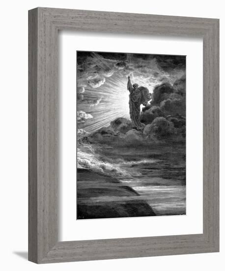 God Creating Light, 1866-Gustave Doré-Framed Giclee Print