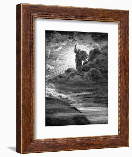 God Creating Light, 1866-Gustave Doré-Framed Giclee Print