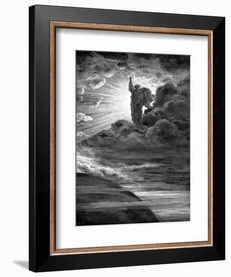 God Creating Light, 1866-Gustave Doré-Framed Giclee Print