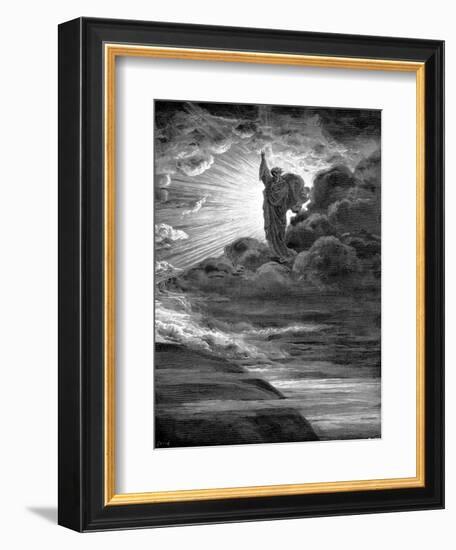 God Creating Light, 1866-Gustave Doré-Framed Giclee Print