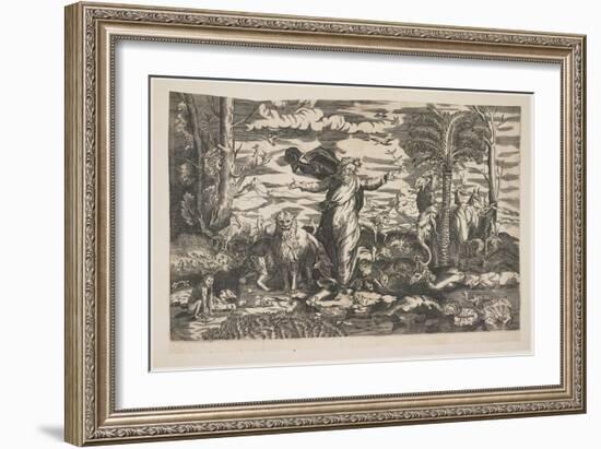 God Creating the Animals, C.1550-null-Framed Giclee Print