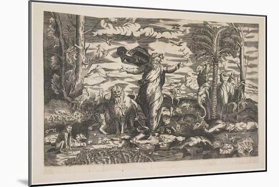 God Creating the Animals, C.1550-null-Mounted Giclee Print