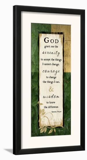 God Grant Me the Serenity-Jennifer Pugh-Framed Art Print