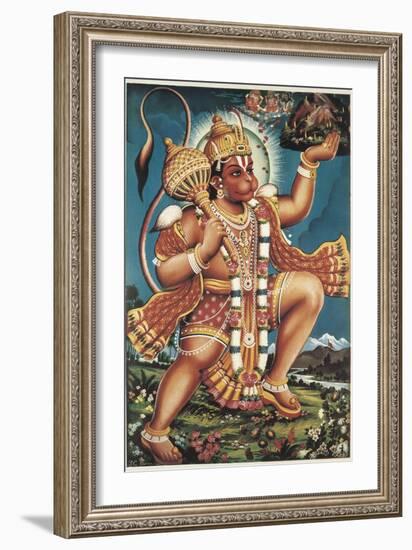 God Hanuman-null-Framed Art Print