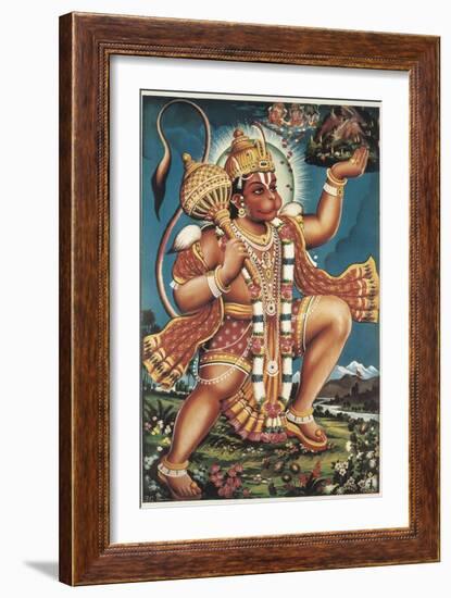 God Hanuman-null-Framed Art Print