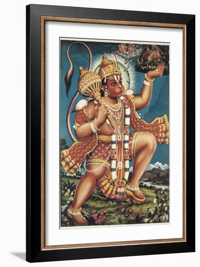 God Hanuman-null-Framed Art Print